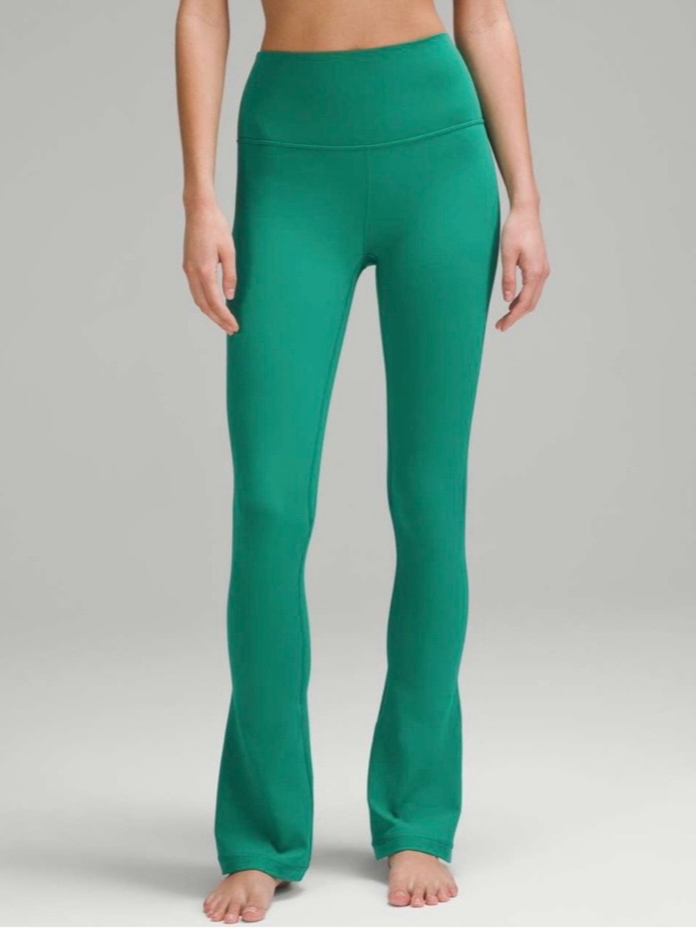 FINAL SALE Lululemon Align High-Rise Mini-Flare Pant *Extra Short Cascadia Green